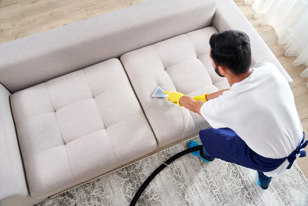 Sofa Cleaning by Urja Facility in Indore