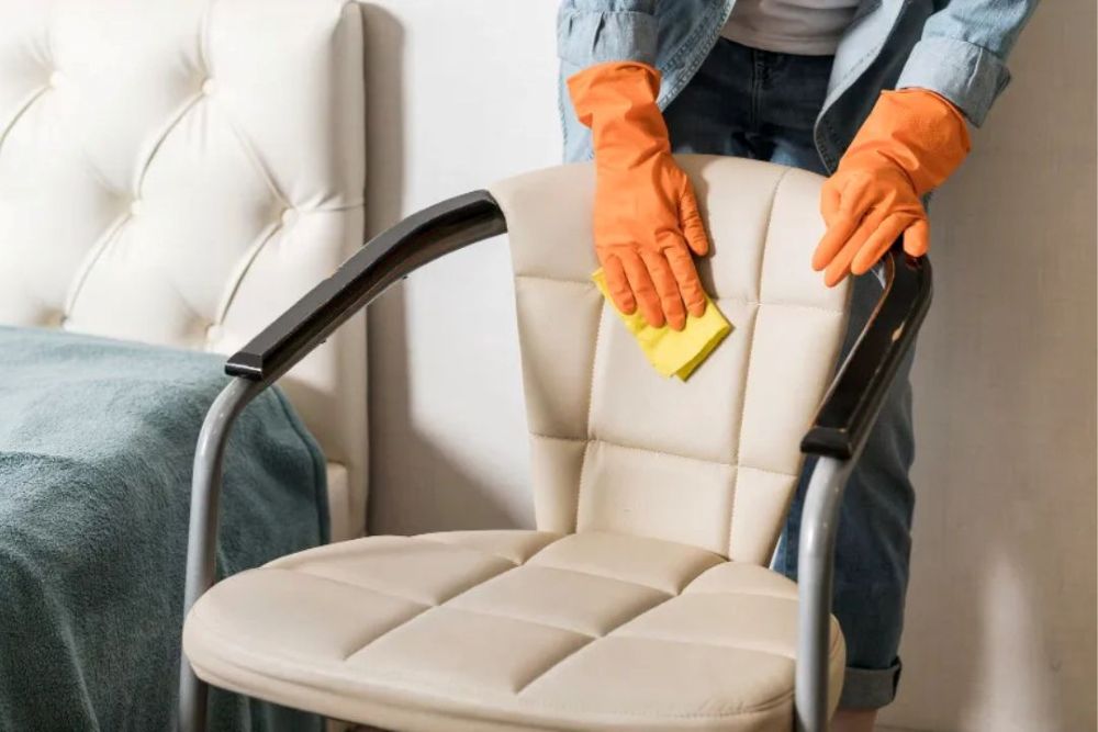 Chair Cleaning by Urja Facility in Indore