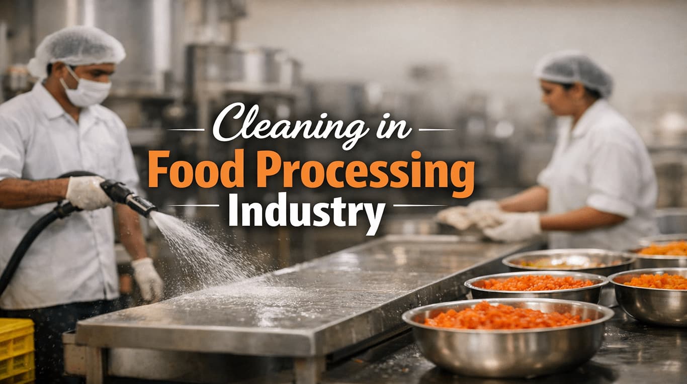 Cleaning in Food Processing Industry